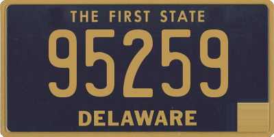DE license plate 95259