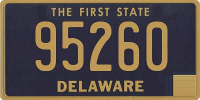 DE license plate 95260