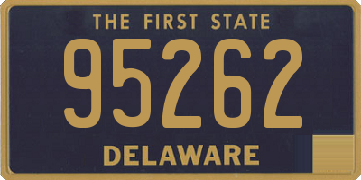 DE license plate 95262
