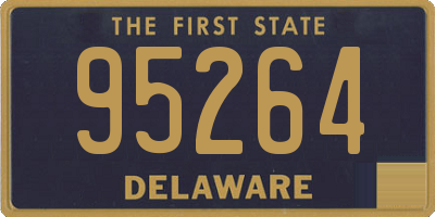DE license plate 95264