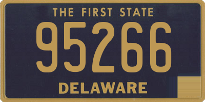 DE license plate 95266