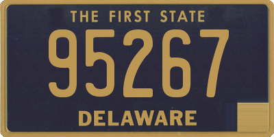 DE license plate 95267