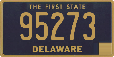 DE license plate 95273