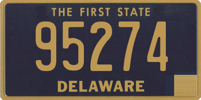 DE license plate 95274