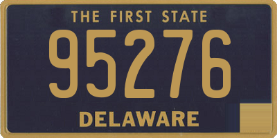 DE license plate 95276