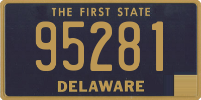 DE license plate 95281