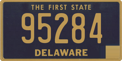 DE license plate 95284