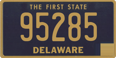 DE license plate 95285