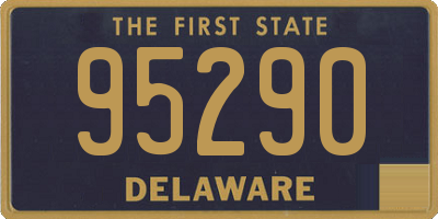 DE license plate 95290