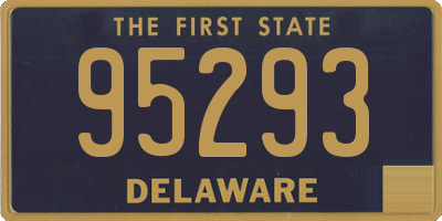 DE license plate 95293