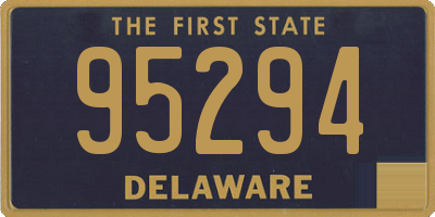 DE license plate 95294