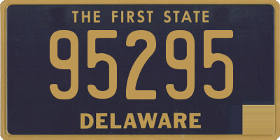 DE license plate 95295