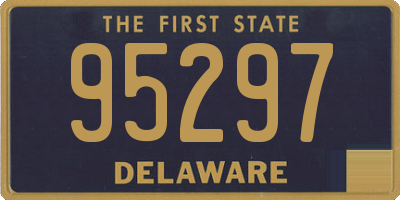 DE license plate 95297