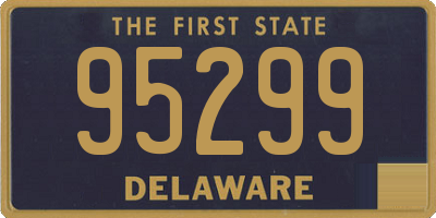 DE license plate 95299
