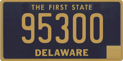 DE license plate 95300