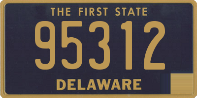DE license plate 95312