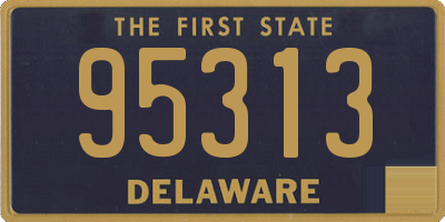 DE license plate 95313