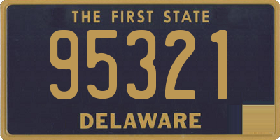 DE license plate 95321