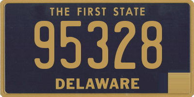 DE license plate 95328