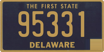 DE license plate 95331