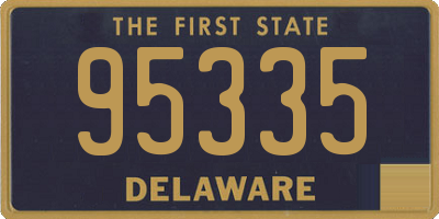 DE license plate 95335