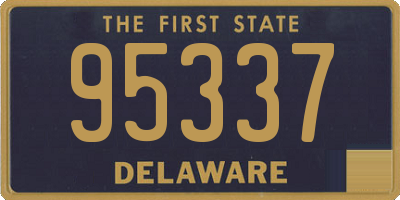 DE license plate 95337