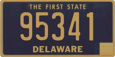 DE license plate 95341