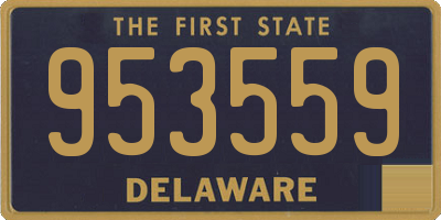 DE license plate 953559