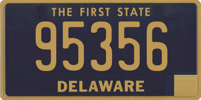 DE license plate 95356