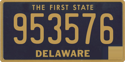 DE license plate 953576