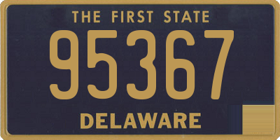 DE license plate 95367