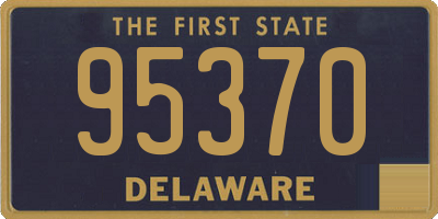 DE license plate 95370