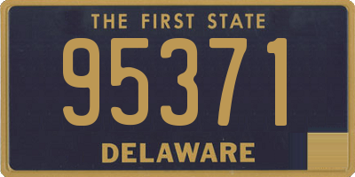 DE license plate 95371