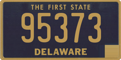 DE license plate 95373