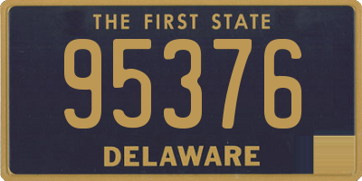 DE license plate 95376