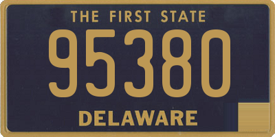 DE license plate 95380