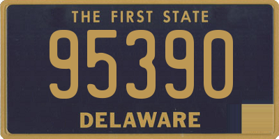DE license plate 95390