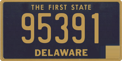 DE license plate 95391