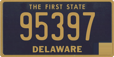 DE license plate 95397