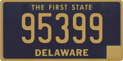 DE license plate 95399