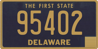 DE license plate 95402