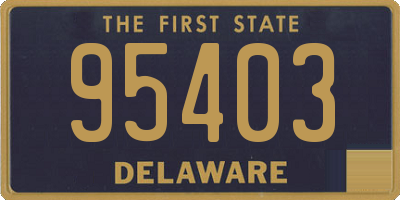 DE license plate 95403
