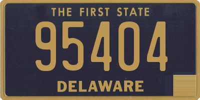 DE license plate 95404