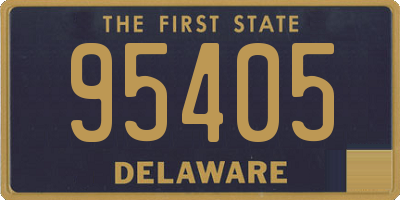 DE license plate 95405