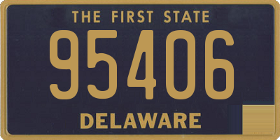 DE license plate 95406