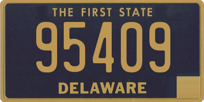 DE license plate 95409