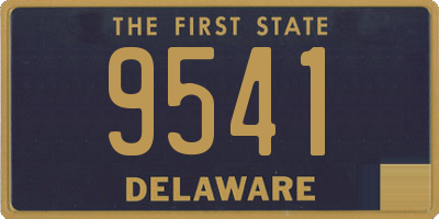 DE license plate 9541