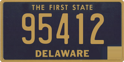 DE license plate 95412