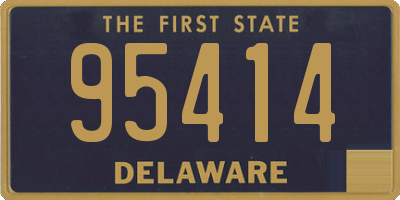 DE license plate 95414