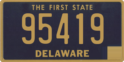 DE license plate 95419